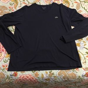 Lacoste long sleeve tee ladies xl